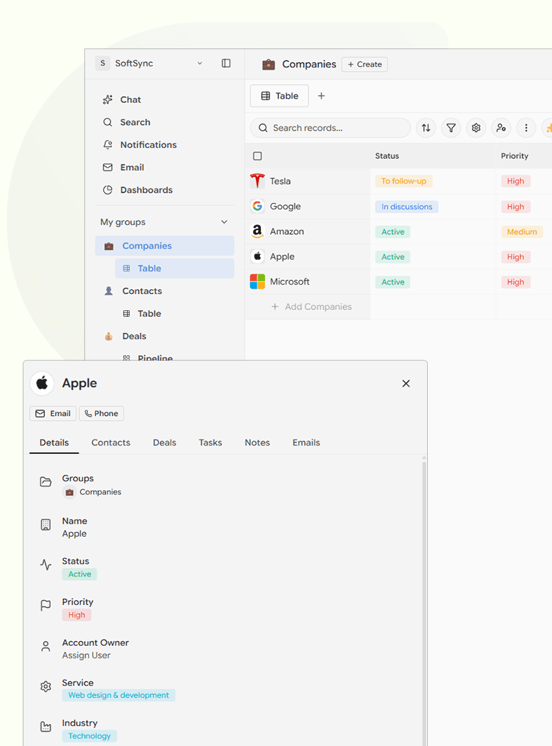 Up to date companies